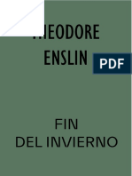 Theodore Enslin - Fin Del Invierno en Maine & Otros Poemas