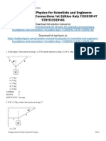 Physics For Scientists and Engineers Foundations and Connections 1st Edition Katz Test Bank 1