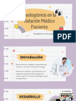 Neologismos en La Relación Médico Paciente