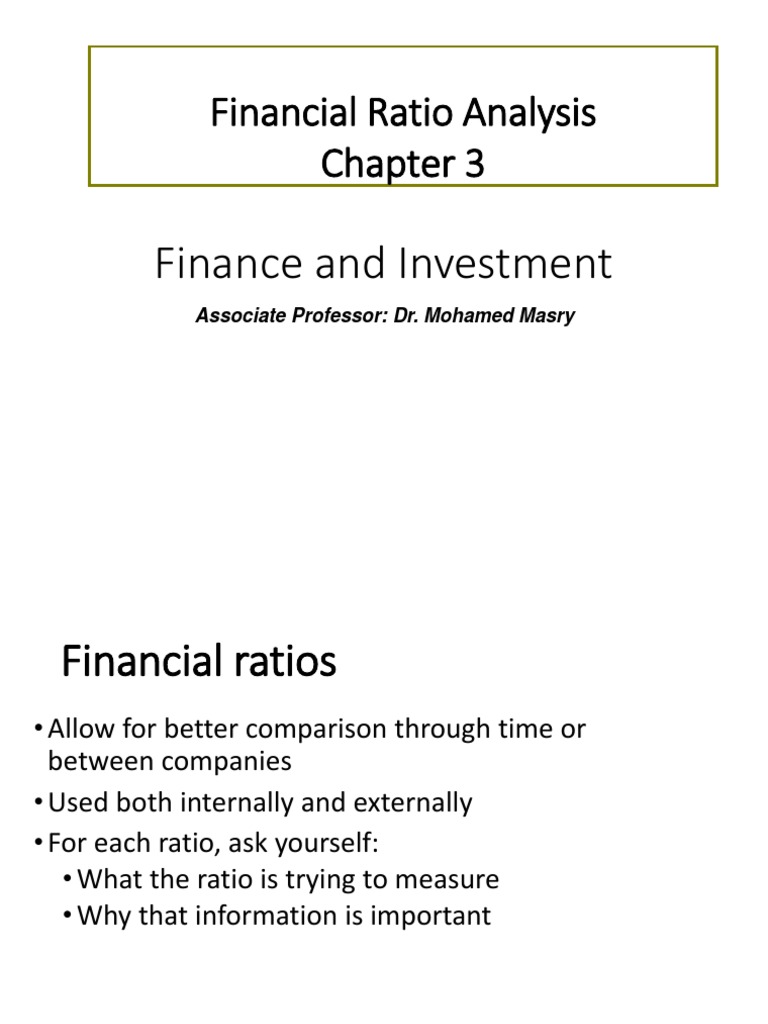 Financial Ratio Analysis Guide | PDF | Equity (Finance) | Balance Sheet