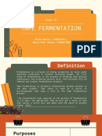 Tape Fermentation - General Biology 