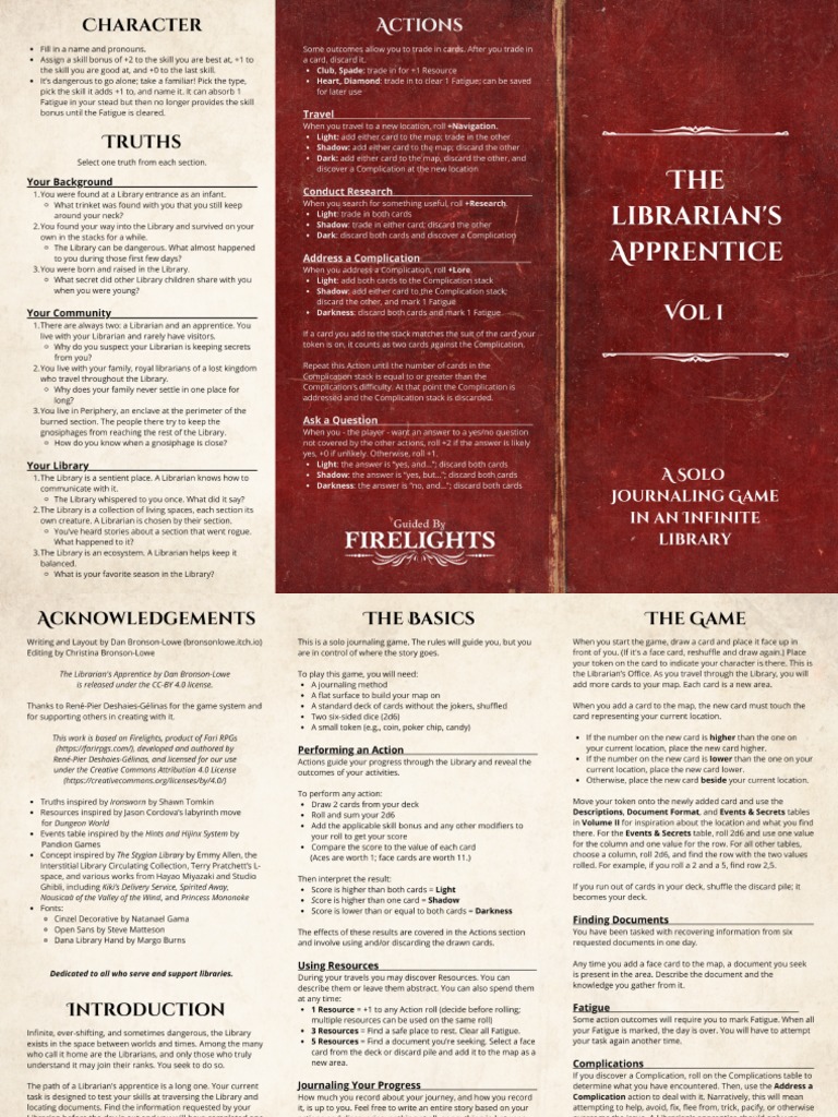 Librarian's Apprentice Vol 1 (A4, Color) PDF