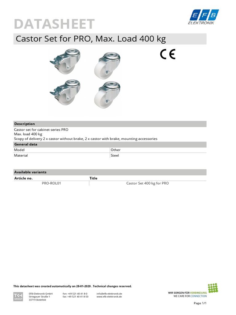 Trolley Datasheet | PDF