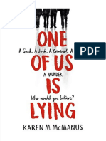 One of Us Is Lying Karen M Mcmanus