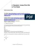 Introductory Chemistry Atoms First 5th Edition Russo Test Bank Download