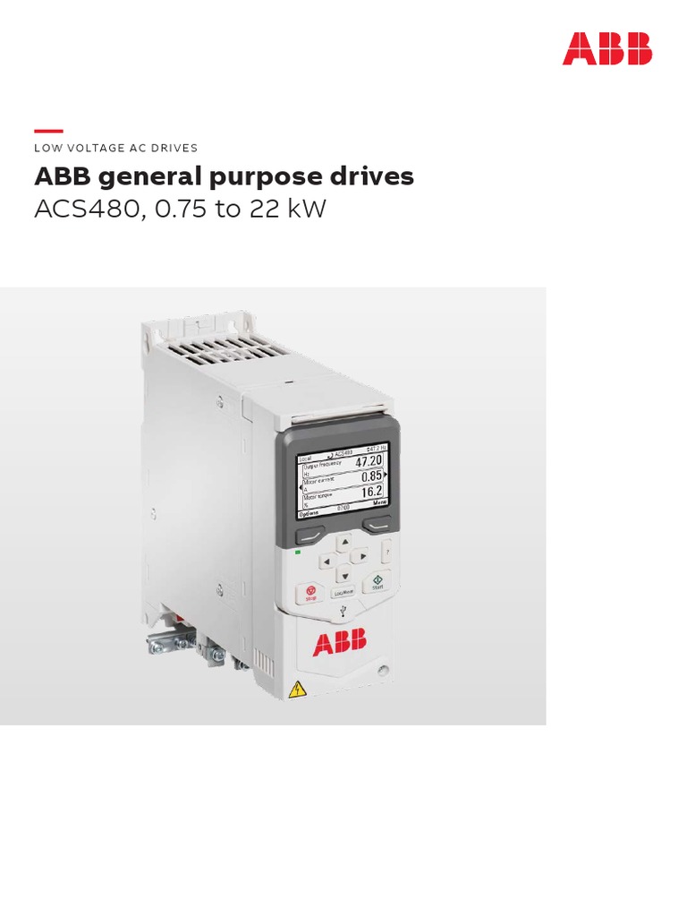 ACS480 General Purpose Drives Catalog | PDF | Programmable Logic ...