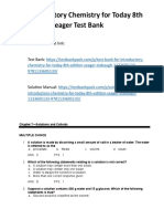 Introductory Chemistry For Today 8th Edition Seager Test Bank Download