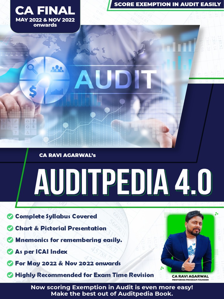 Auditpedia 4.0 - CA Final Audit - by CA Ravi Agarwal | PDF