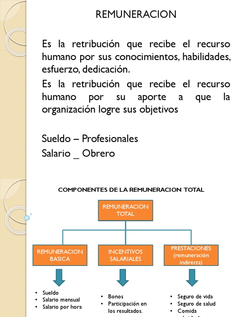 Tipos y Componentes de Remuneración | PDF | Salario | Business
