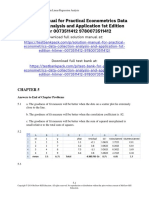 Practical Econometrics Data Collection Analysis and Application 1st Edition Hilmer Solutions Manual 1