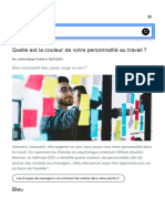 Quelle Est La Couleur de Votre Personnalité Au Travail ? - HelloWork