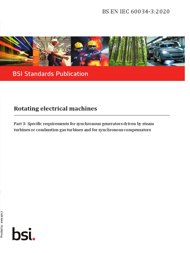 Iec 60034 3 (2020) | PDF | Electric Generator | Electrical Grid