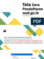 Tata Cara Pendaftaran Mail - Go.id