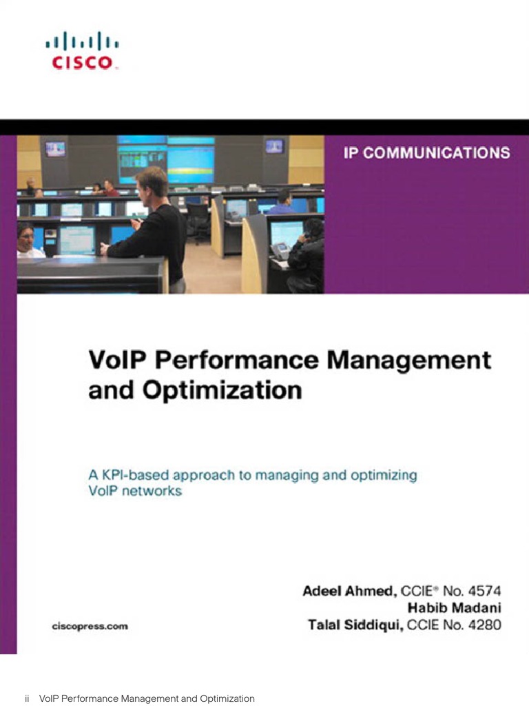 Voip-Performance Management and Optimization | PDF | Session Initiation ...
