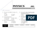 Physics DPP - 2