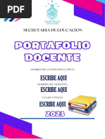 Portafolio Docente Datos Honduras | PDF | Evaluación | Plan de estudios