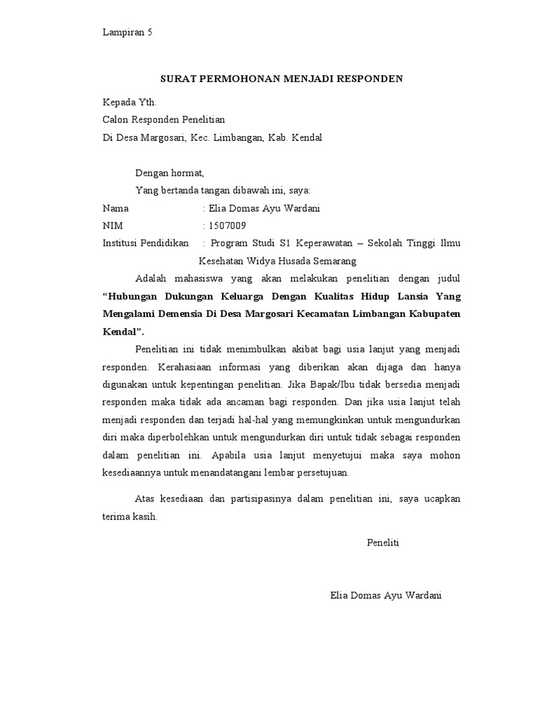 Kuesioner Dukungan Keluarga | PDF