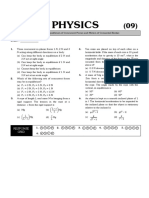 Physics DPP - 9