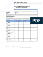 Ficha de Registro Individual Asistencia A Prácticas Formativas y Pre