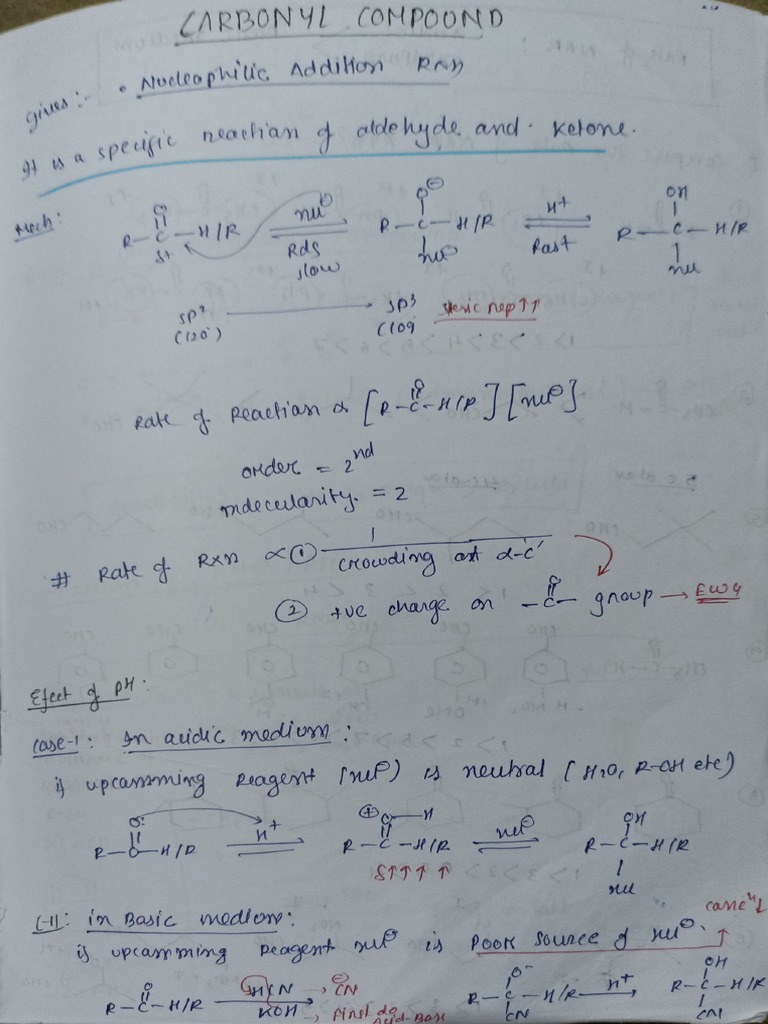 Carbonyl Compounds | PDF