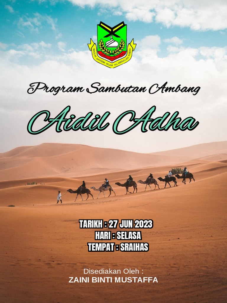 Sambutan Ambang Aidil Adha 2023 SRAIHAS | PDF | Teknologi & Rekayasa