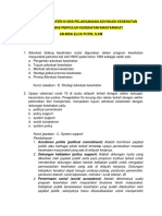 SOAL PRETEST DAN POST TEST MATERI III SKB PELAKSANAAN ADVOKASI KESEHATANi