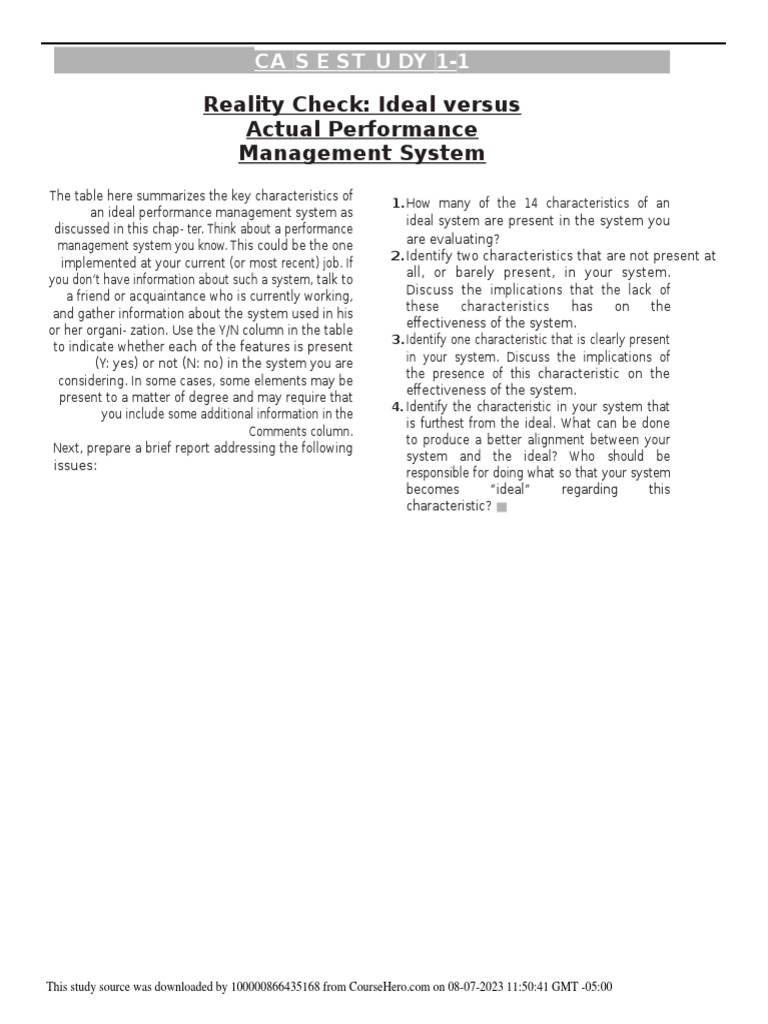 Aligning Goals in Performance Management | PDF | Performance Appraisal ...