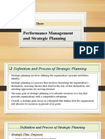 L3-Performance Management and Strategic Planning