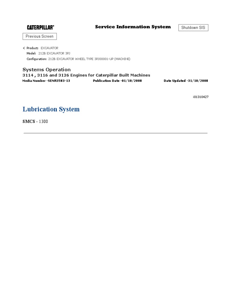 Lubrication System | PDF