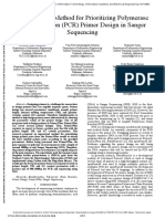 An Improved Method For Prioritizing Polymerase Chain Reaction PCR Primer Design in Sanger Sequencing