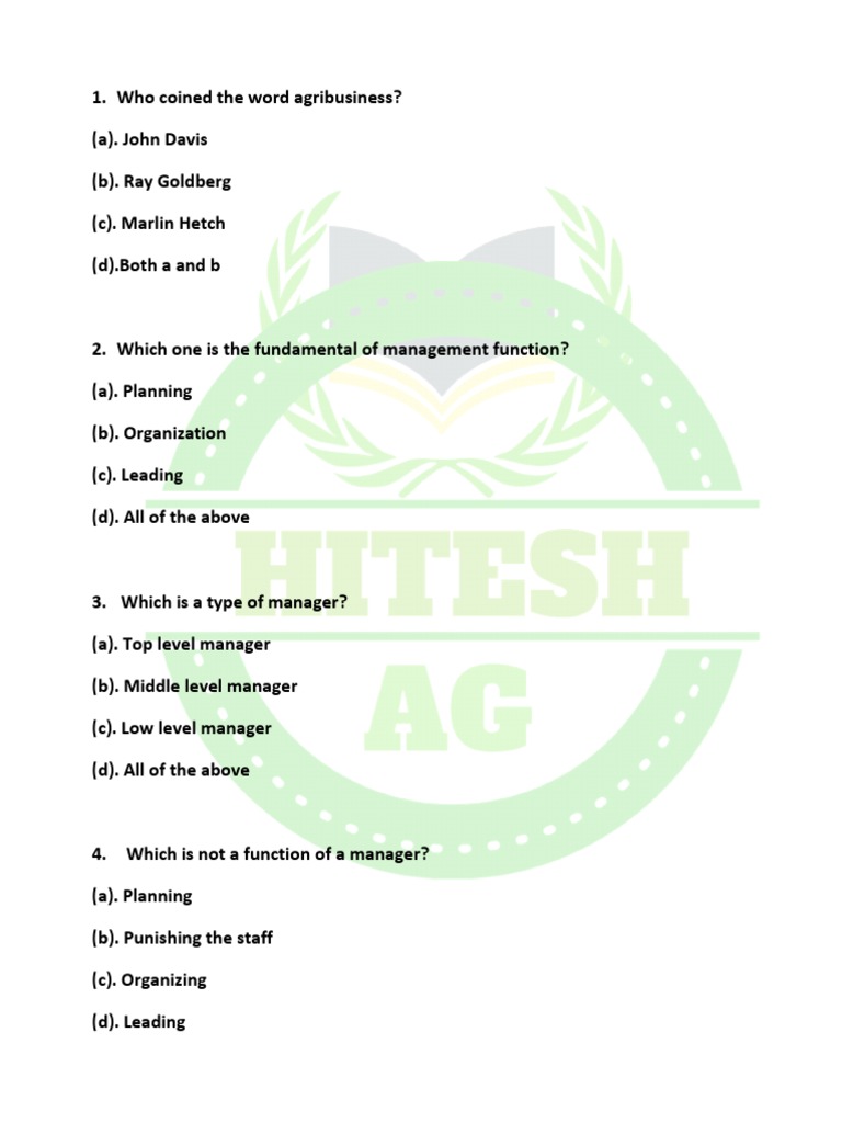 Agribusiness Part 1 | PDF | Business