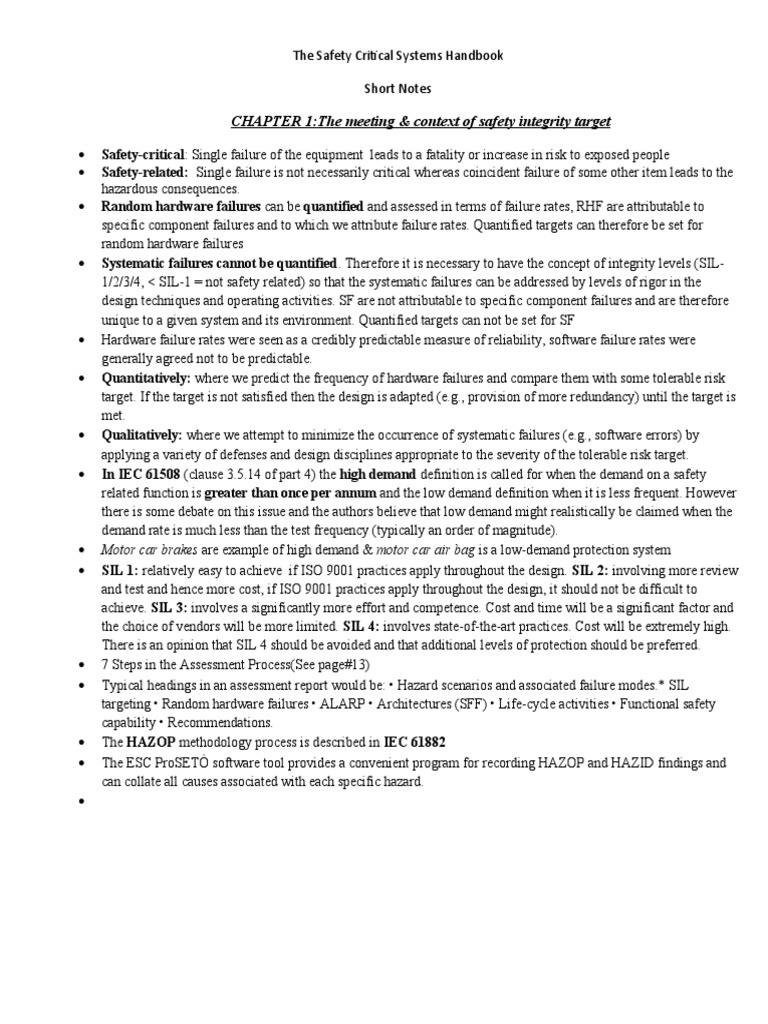 safety-critical-sys-handbook-short-notes-pdf