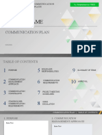 IC Project Management Communication Plan 11079 - PowerPoint
