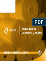 Ficha Técnica Yumbolon en Láminas y en Rollos