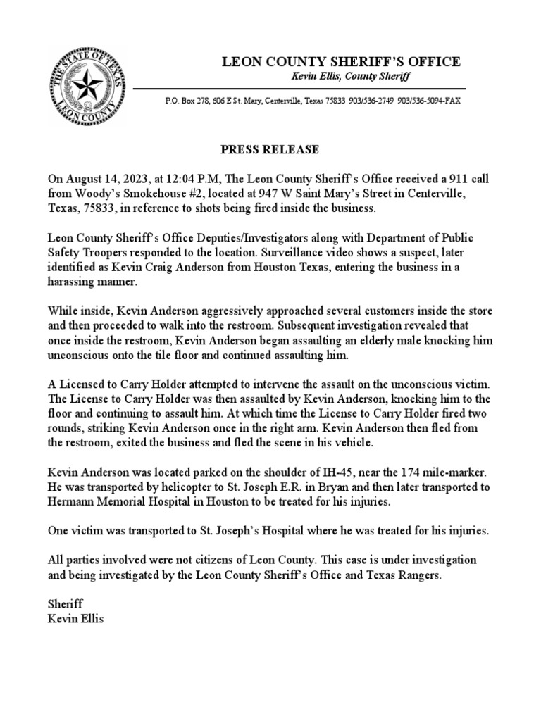 Leon County Sheriff s Office News Release PDF