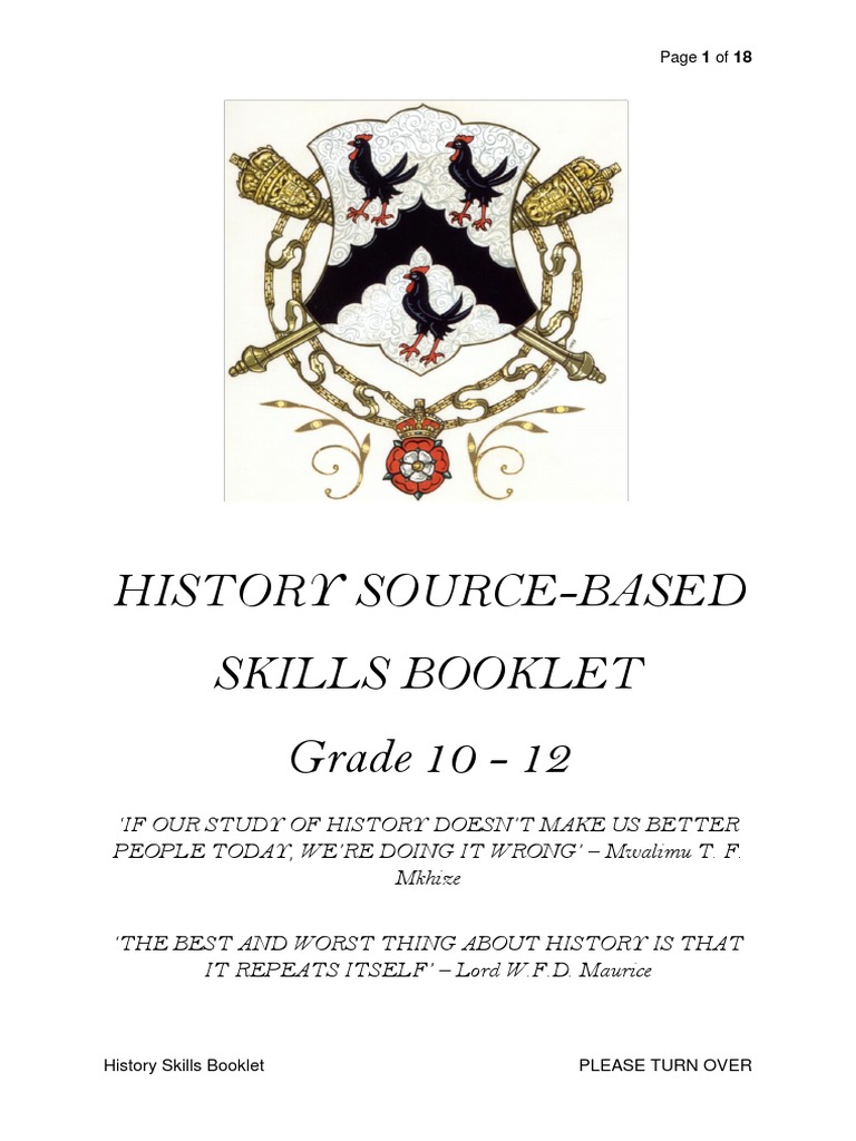 History Skills Booklet 2020 PDF