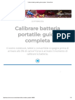 Calibrare Batteria Portatile - Guida Completa - ChimeraRevo