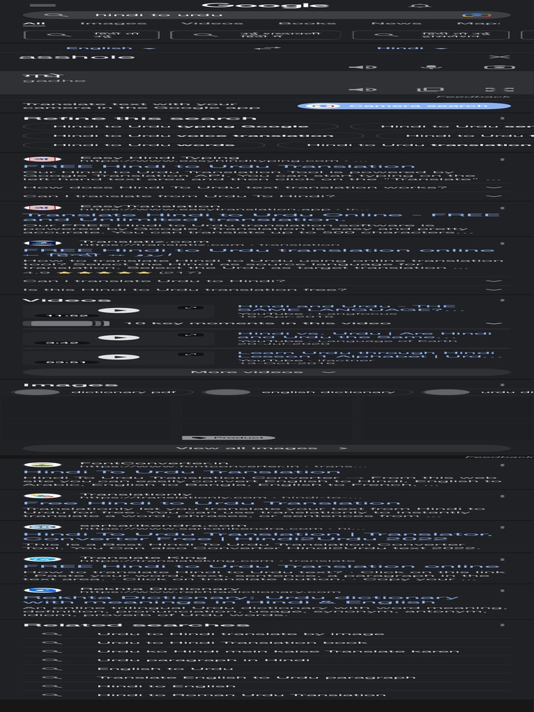 Hindi To Urdu Google Search PDF