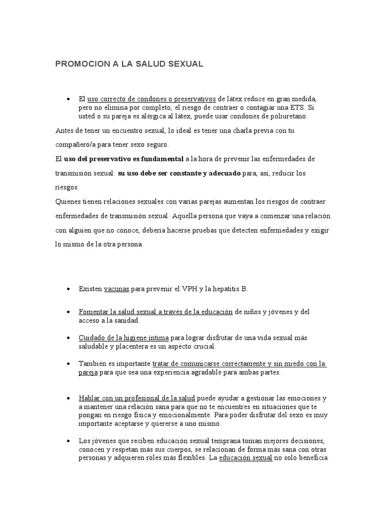 Prevencion de Enfermedades Ets | PDF