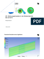 UE: Strömungssimulation in Der Motorentechnik WS 2018/19: Technische Universität Berlin FG Verbrennungskraftmaschinen