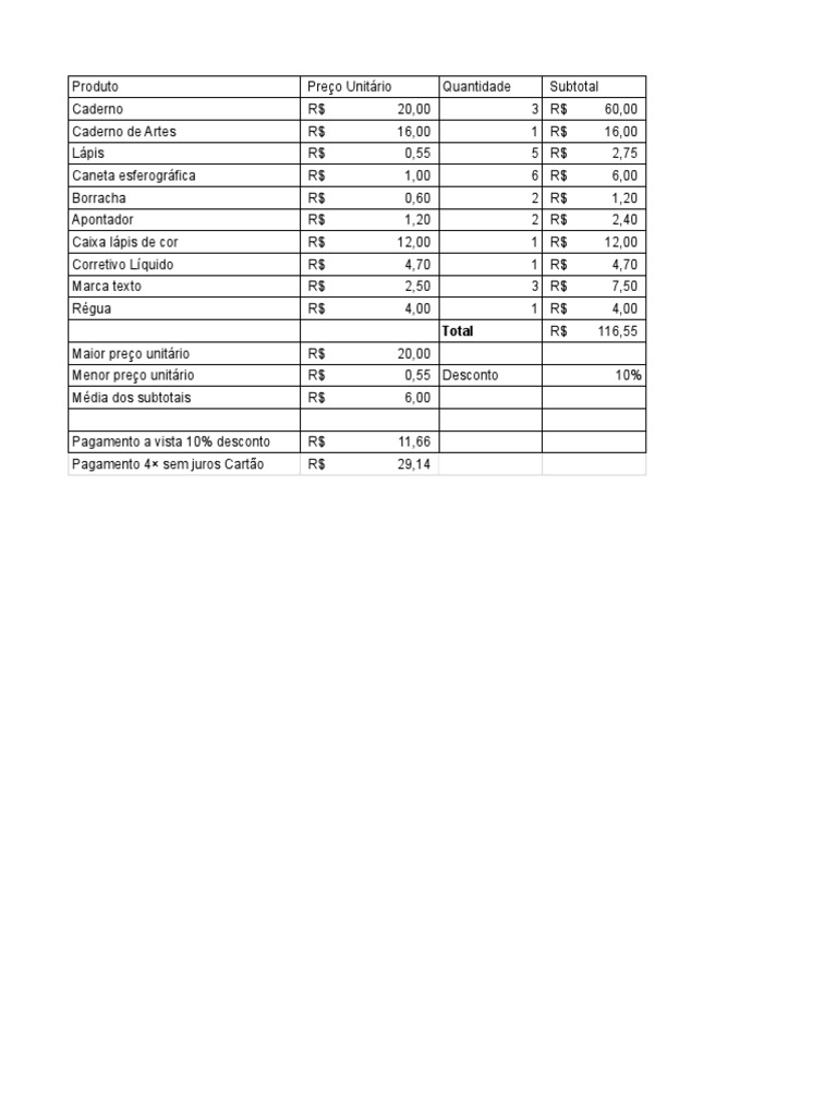 Exemplo de planilha b sica google planilhas pdf