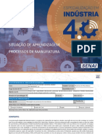 Situação de Aprendizagem Processos de Manufatura