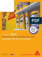 CATÁLOGO Pdtos Distribución Sika 2022