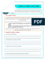 Ficha Matematica 14-08-2023 Dividimos La Unidad en Partes Iguales