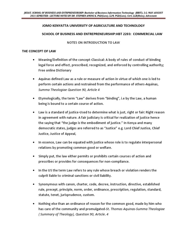 Bbit Introduction To Law and Society MayAugust 2021 Download Free