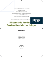 Livro produção sustentável hortaliças