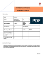 Programa Analitico Asignatura