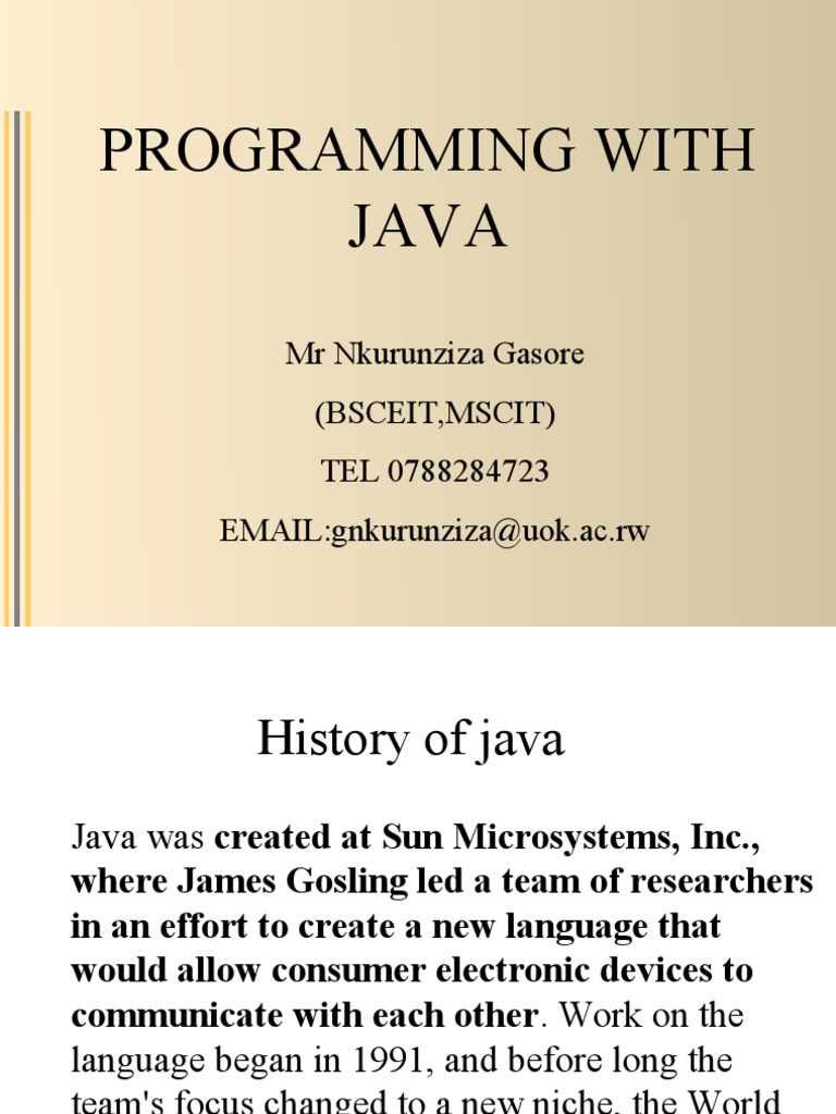Java Notes | PDF