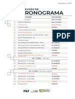 Concurso PRF 2021 - Cronograma