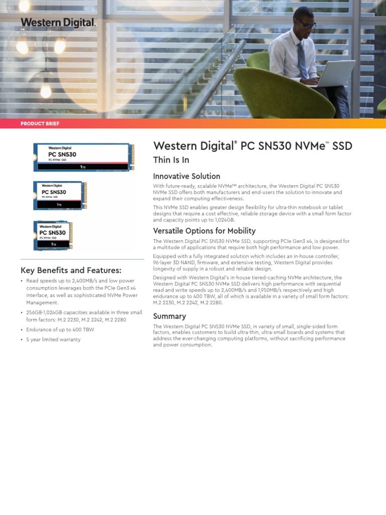 Product Brief Sn530 SSD | PDF